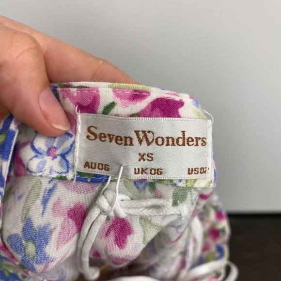 New Seven Wonders Adora Slip Skirt Floral |Size 6 - Picture 4 of 5